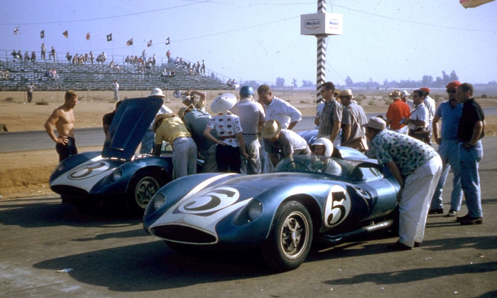 lance reventlow,jill st-john,jim hall,caroll shelby,von dutch